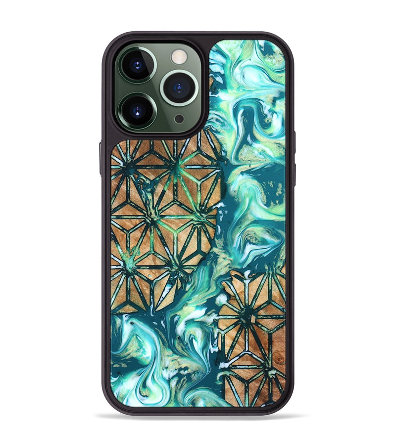 iPhone 13 Pro Max Wood Phone Case - Niko (Pattern, 823472)