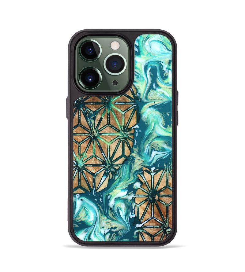 iPhone 13 Pro Wood Phone Case - Niko (Pattern, 823472)