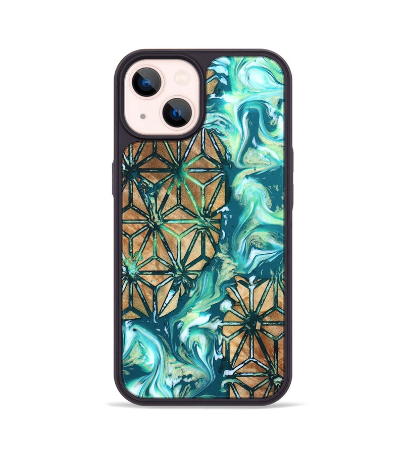 iPhone 14 Wood Phone Case - Niko (Pattern, 823472)