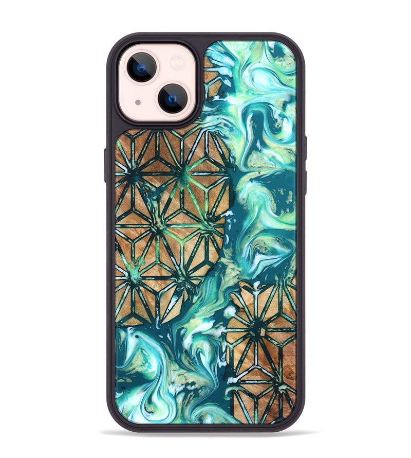 iPhone 14 Plus Wood Phone Case - Niko (Pattern, 823472)