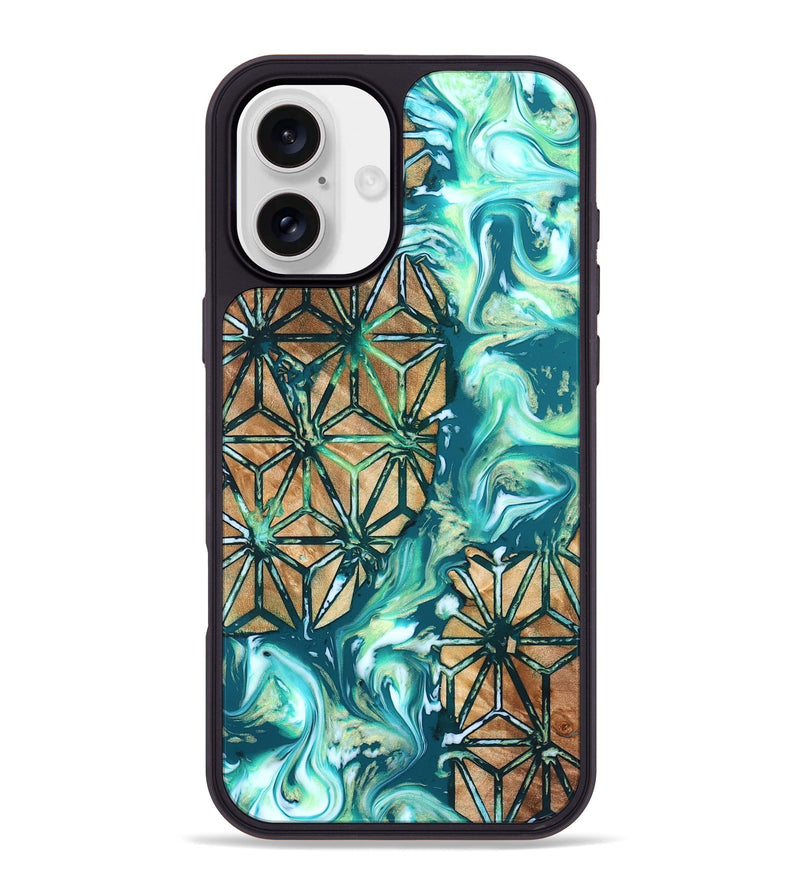 iPhone 16 Plus Wood Phone Case - Niko (Pattern, 823472)