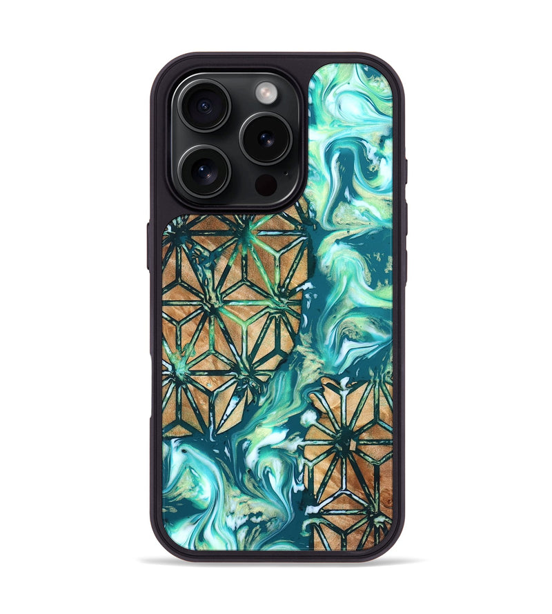 iPhone 16 Pro Wood Phone Case - Niko (Pattern, 823472)