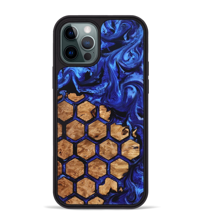 iPhone 12 Pro Max Wood Phone Case - Nestor (Ancient Olive, 823473)