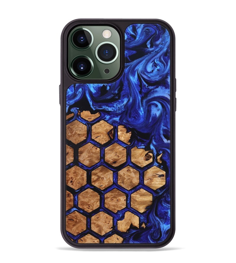 iPhone 13 Pro Max Wood Phone Case - Nestor (Ancient Olive, 823473)