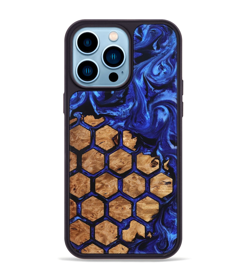 iPhone 14 Pro Max Wood Phone Case - Nestor (Ancient Olive, 823473)