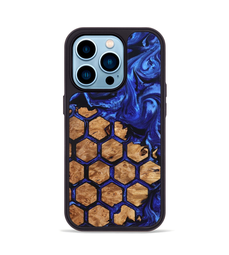 iPhone 14 Pro Wood Phone Case - Nestor (Ancient Olive, 823473)