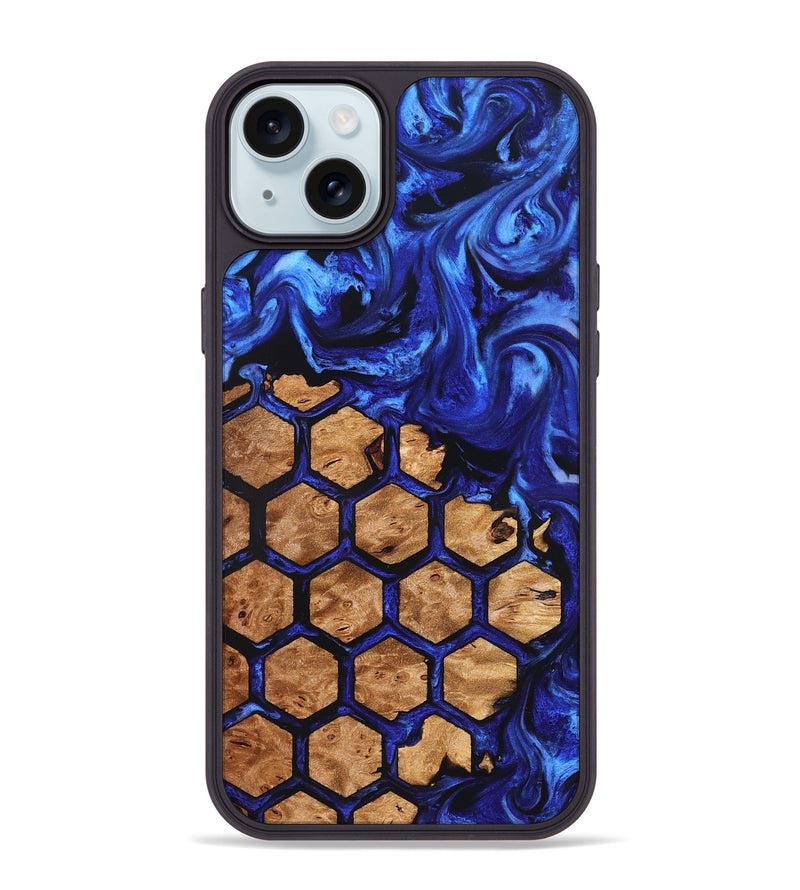 iPhone 15 Plus Wood Phone Case - Nestor (Ancient Olive, 823473)