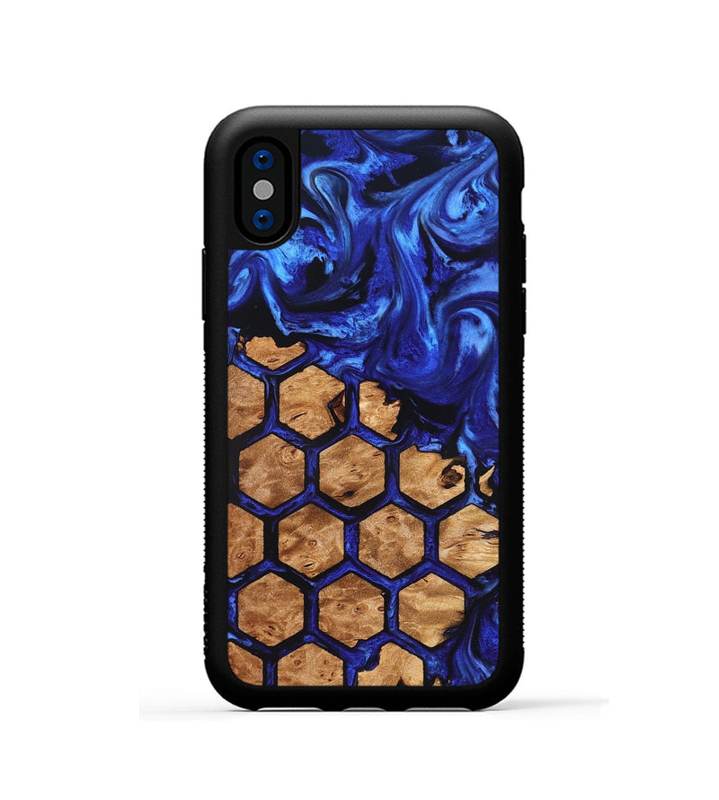 iPhone Xs Wood Phone Case - Nestor (Ancient Olive, 823473)