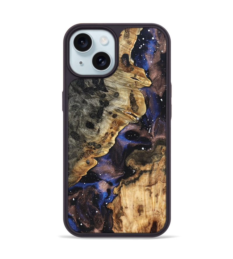 iPhone 15 Wood Phone Case - Haleigh (Cosmos, 823475)