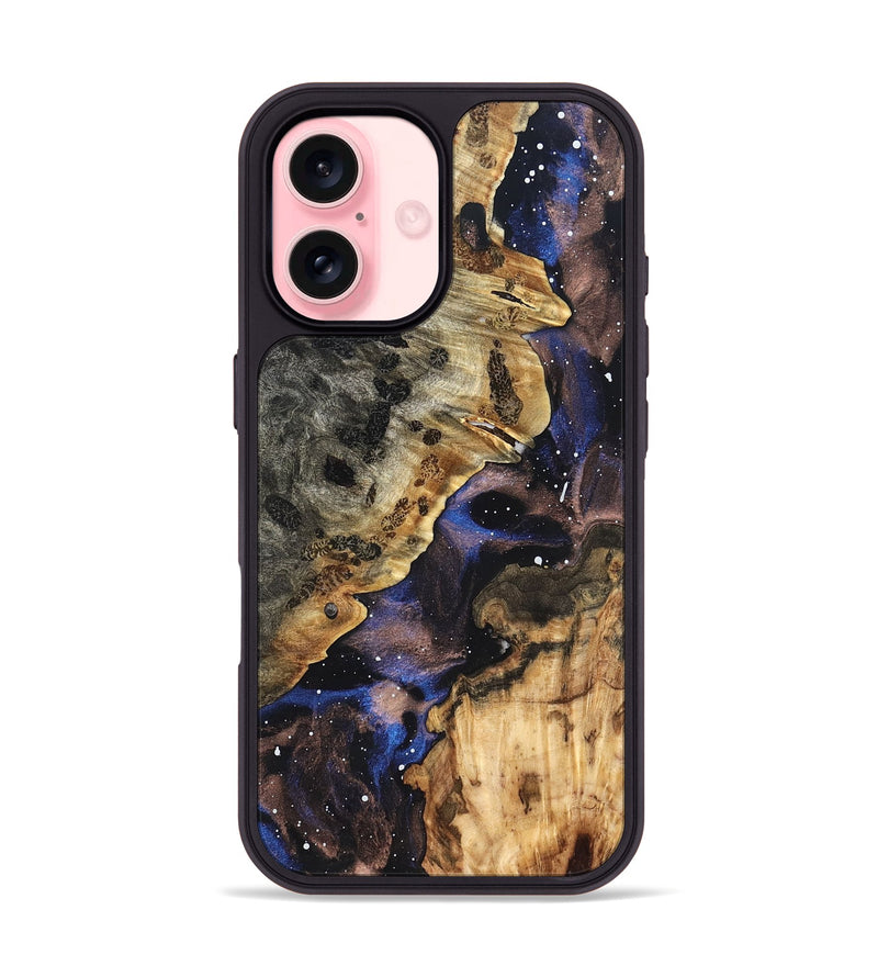 iPhone 16 Wood Phone Case - Haleigh (Cosmos, 823475)