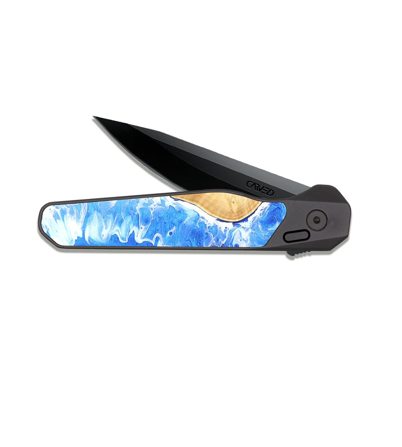 EDC Dark Slate Wood Pocket Knife - Piper (Coastal, 823477)
