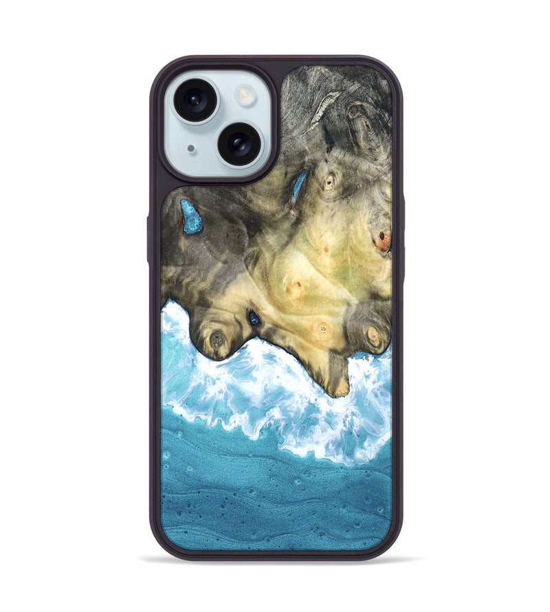 iPhone 15 Wood Phone Case - Kaylen (Coastal, 823478)