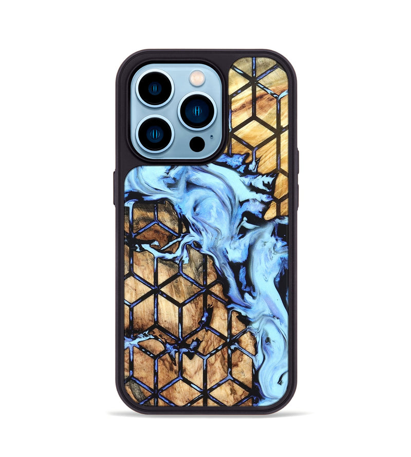 iPhone 14 Pro Wood Phone Case - Marci (Pattern, 823480)