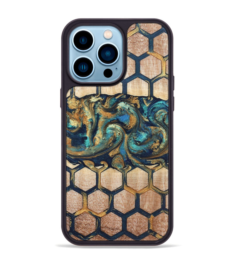 iPhone 14 Pro Max Wood Phone Case - Jadon (Pattern, 823481)