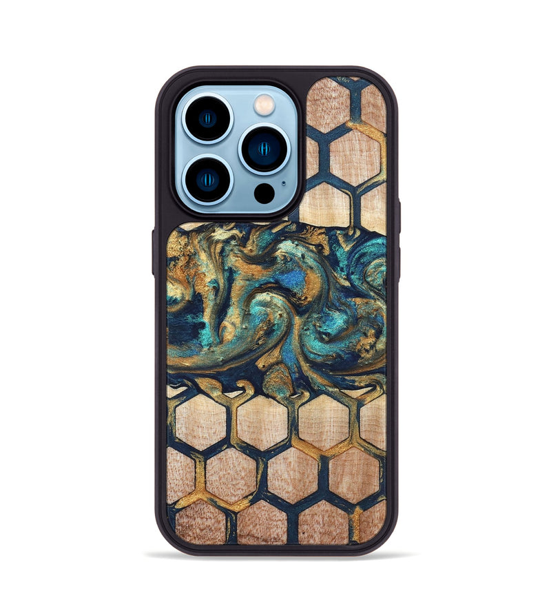 iPhone 14 Pro Wood Phone Case - Jadon (Pattern, 823481)