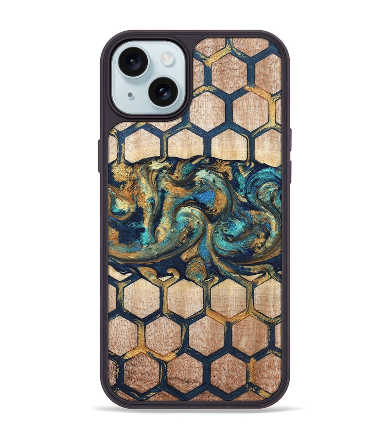 iPhone 15 Plus Wood Phone Case - Jadon (Pattern, 823481)