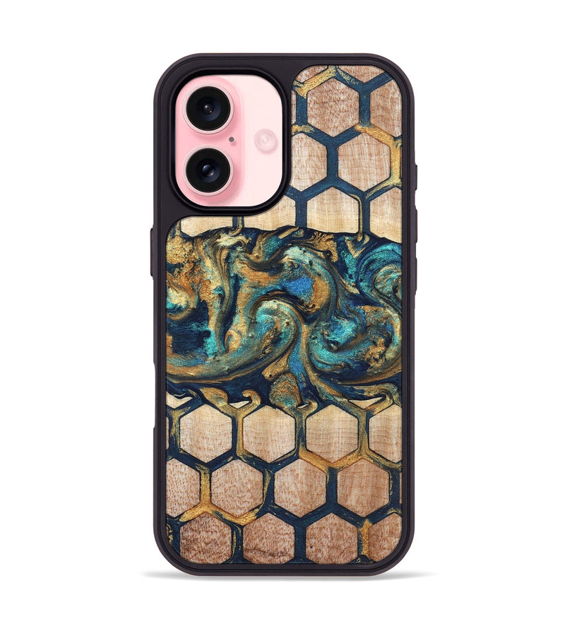 iPhone 16 Wood Phone Case - Jadon (Pattern, 823481)
