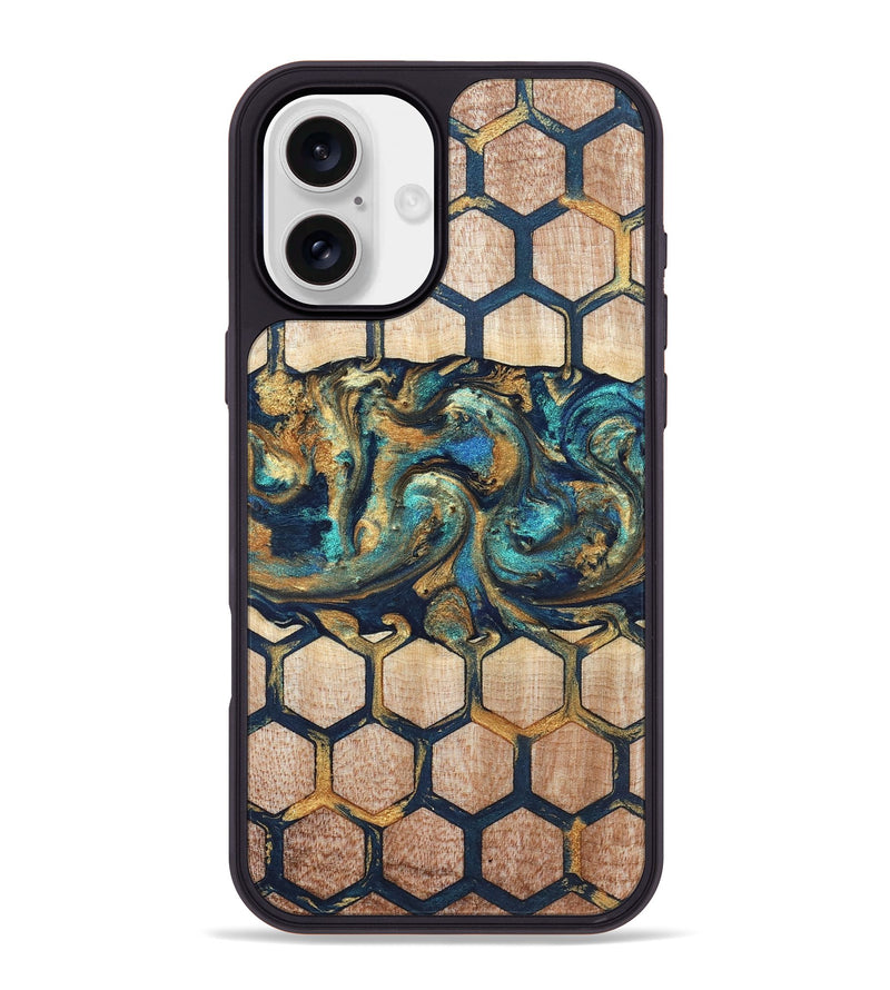 iPhone 16 Plus Wood Phone Case - Jadon (Pattern, 823481)