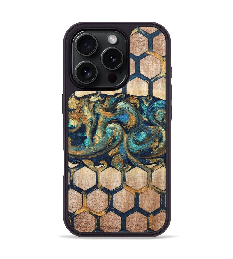 iPhone 16 Pro Wood Phone Case - Jadon (Pattern, 823481)