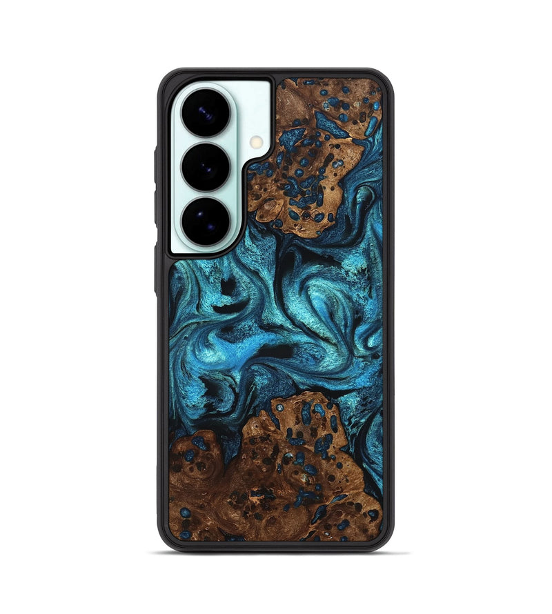 Galaxy S26 Wood Phone Case - Lovie (Blue, 823482)