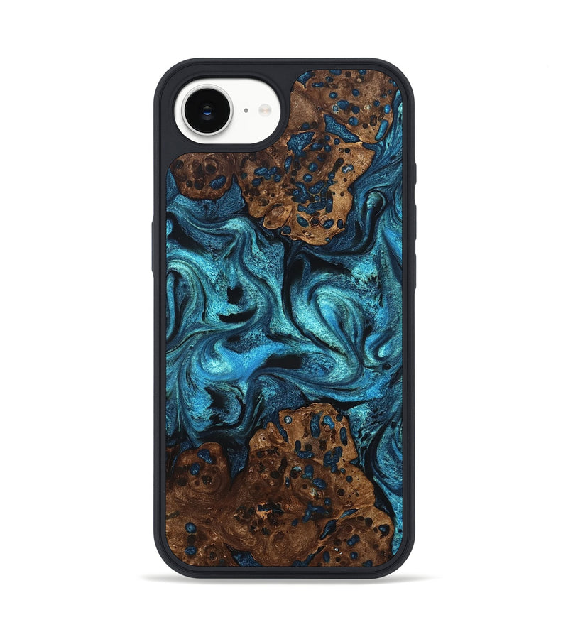 iPhone 17e Wood Phone Case - Lovie (Blue, 823482)