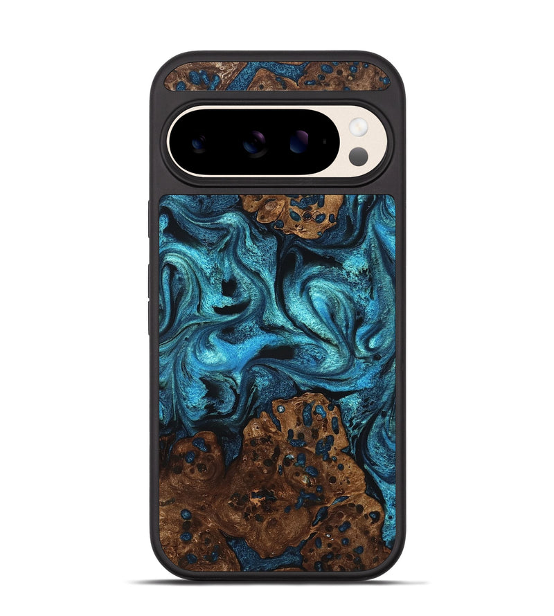 Pixel 10 Wood Phone Case - Lovie (Blue, 823482)