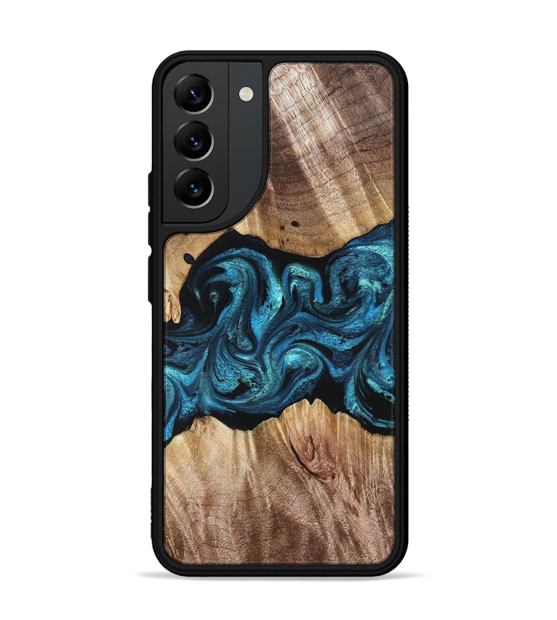 Galaxy S22 Plus Wood Phone Case - Robert (Blue, 823483)