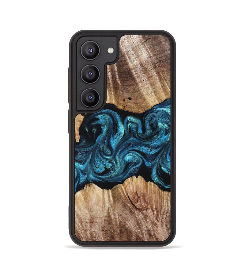 Galaxy S23 Wood Phone Case - Robert (Blue, 823483)