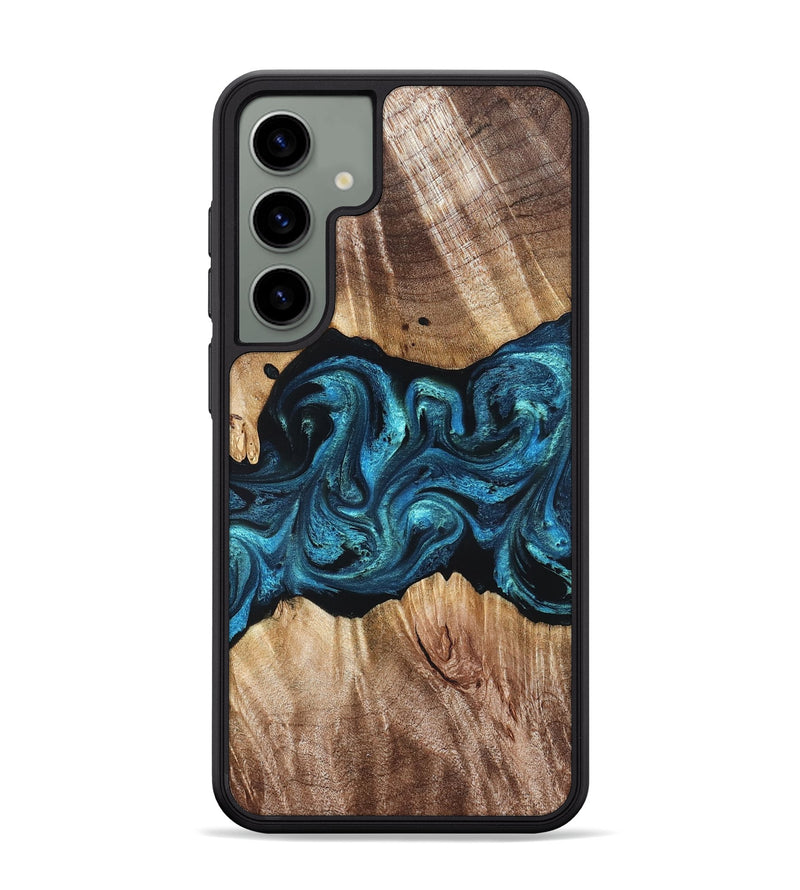 Galaxy S24 Plus Wood Phone Case - Robert (Blue, 823483)