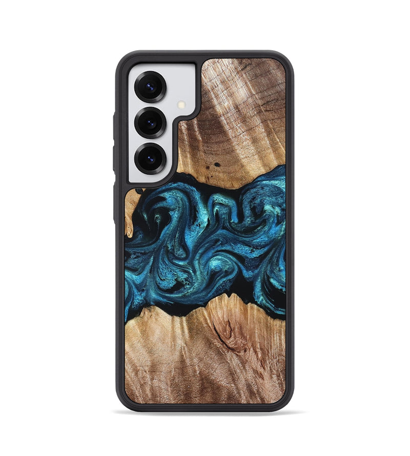 Galaxy S25 Wood Phone Case - Robert (Blue, 823483)