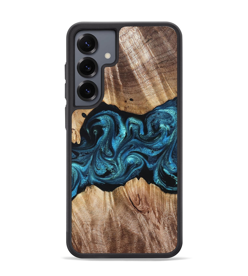 Galaxy S25 Plus Wood Phone Case - Robert (Blue, 823483)