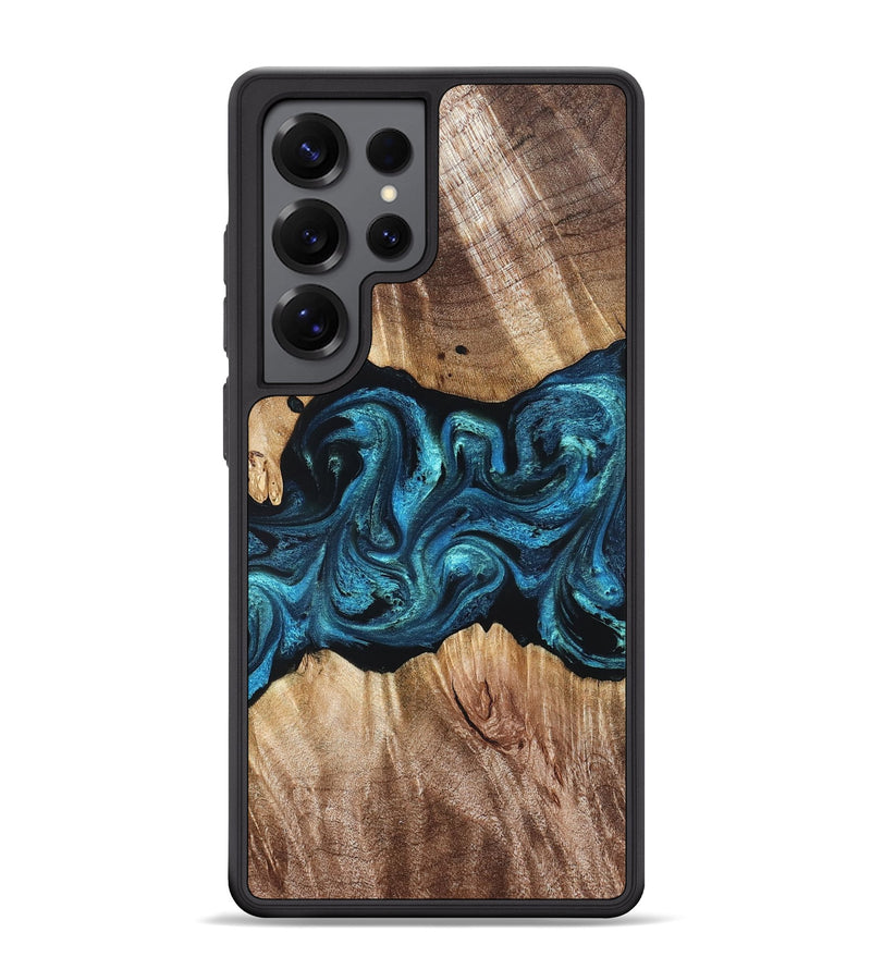 Galaxy S25 Ultra Wood Phone Case - Robert (Blue, 823483)