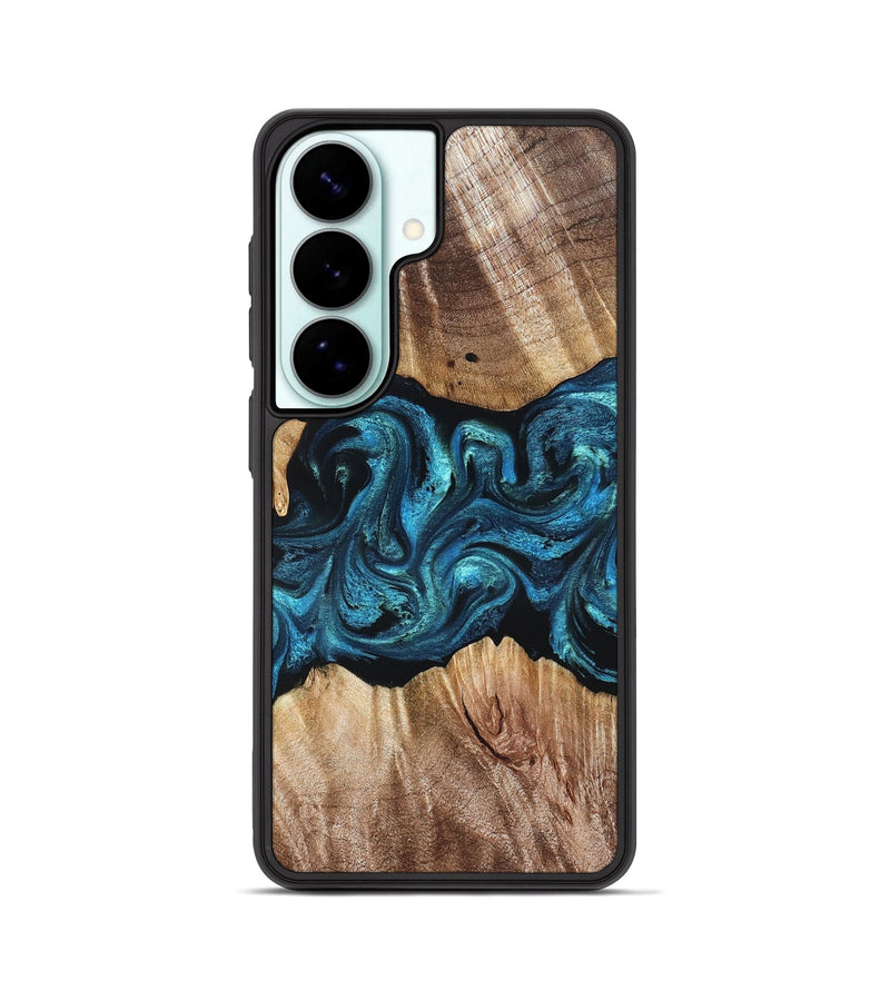 Galaxy S26 Wood Phone Case - Robert (Blue, 823483)