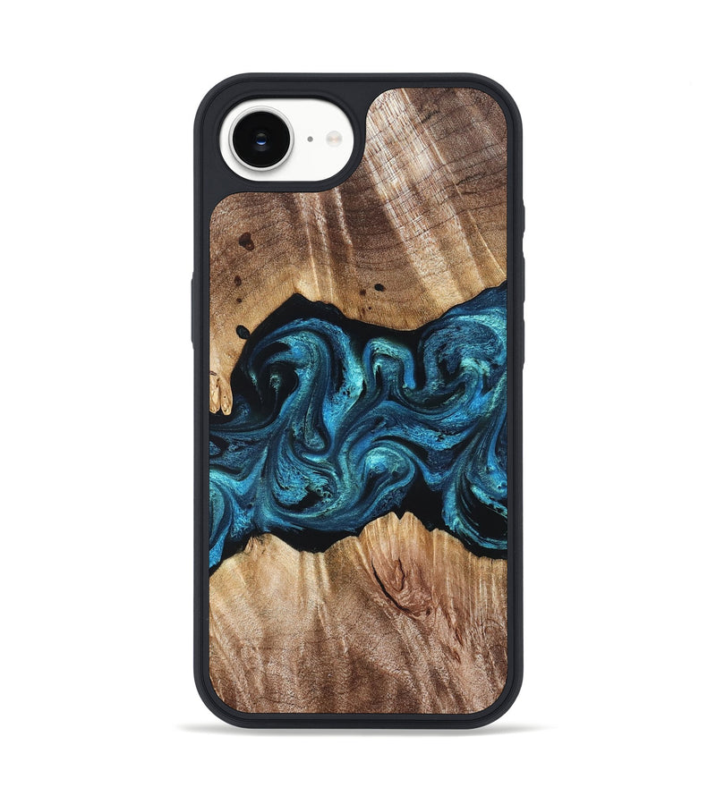 iPhone 17e Wood Phone Case - Robert (Blue, 823483)