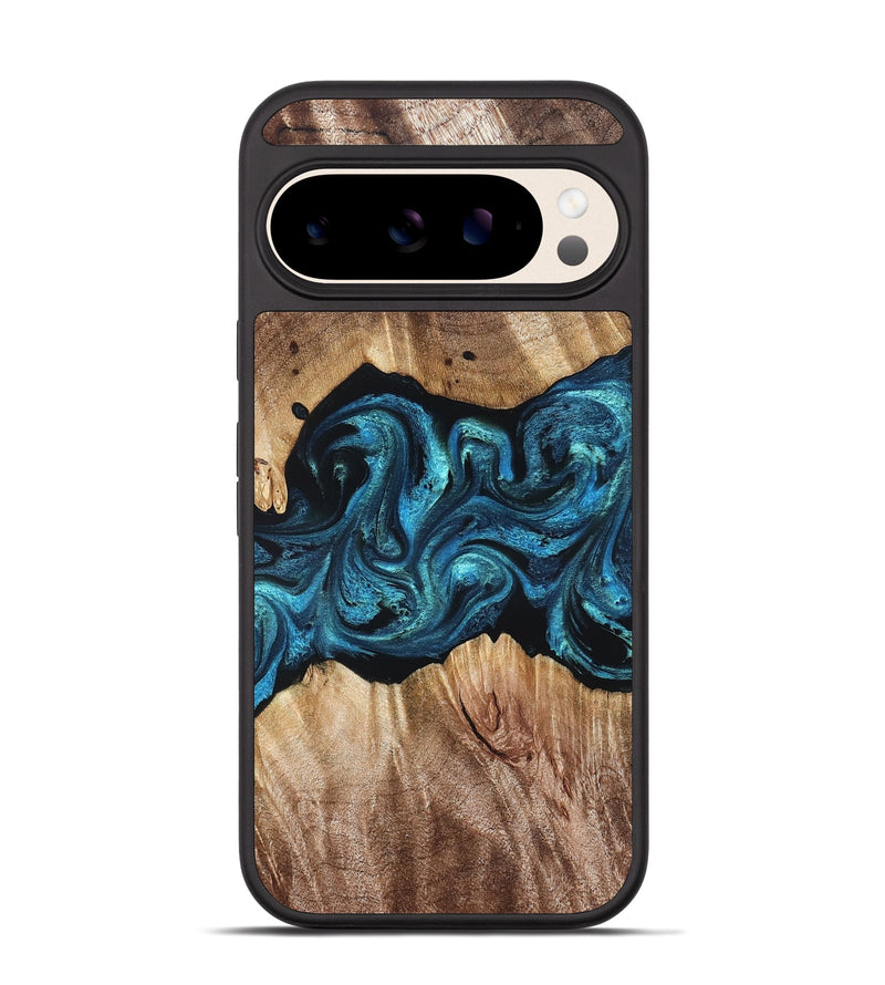 Pixel 10 Wood Phone Case - Robert (Blue, 823483)