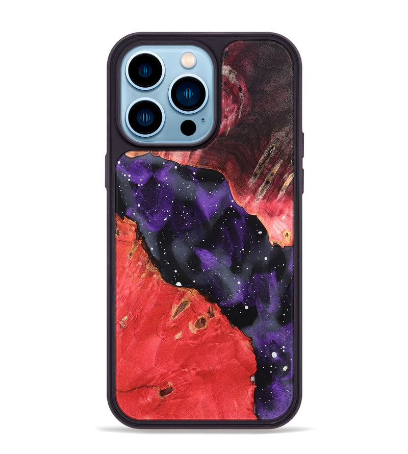 iPhone 14 Pro Max Wood Phone Case - Starla (Cosmos, 823485)