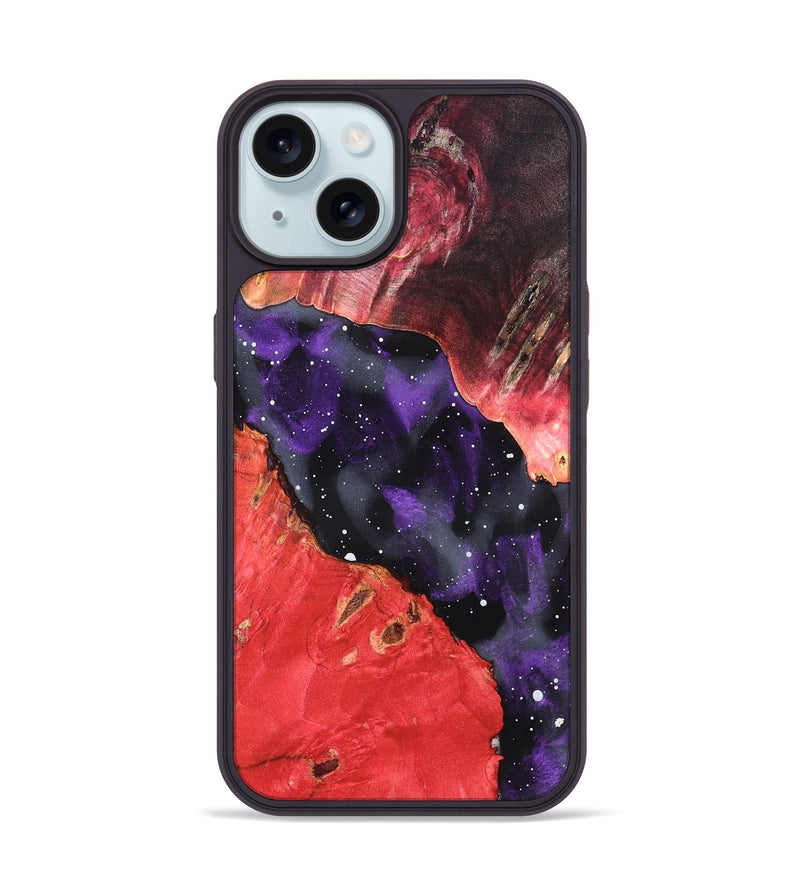 iPhone 15 Wood Phone Case - Starla (Cosmos, 823485)