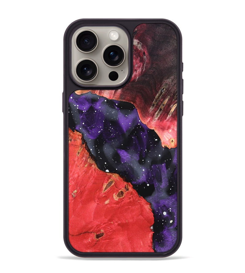 iPhone 15 Pro Max Wood Phone Case - Starla (Cosmos, 823485)