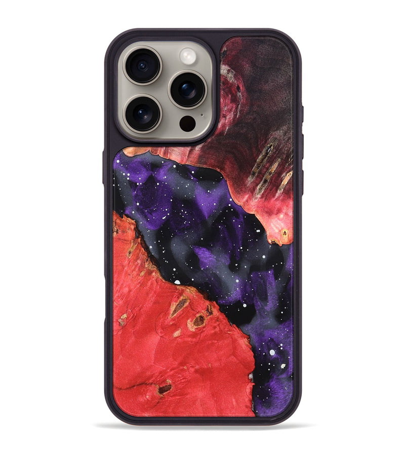 iPhone 16 Pro Max Wood Phone Case - Starla (Cosmos, 823485)