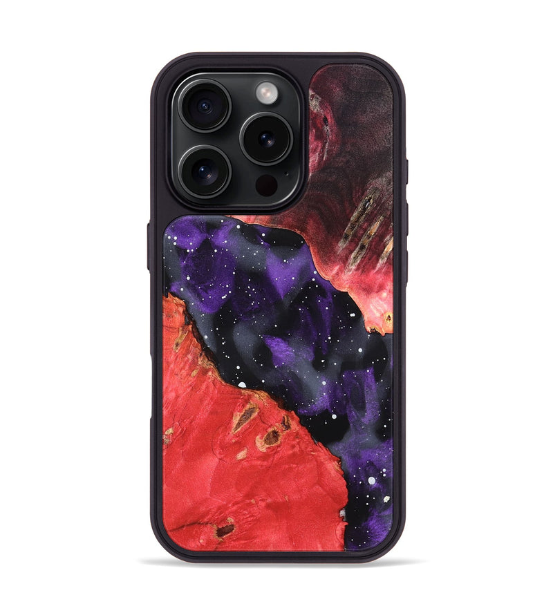 iPhone 16 Pro Wood Phone Case - Starla (Cosmos, 823485)