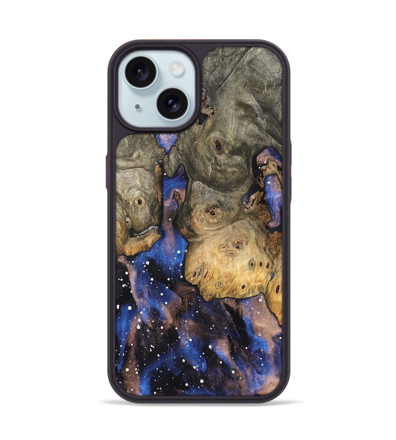 iPhone 15 Wood Phone Case - Kattie (Cosmos, 823488)