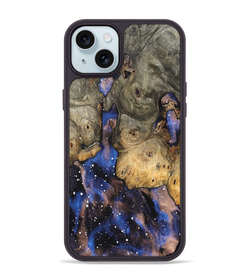 iPhone 15 Plus Wood Phone Case - Kattie (Cosmos, 823488)