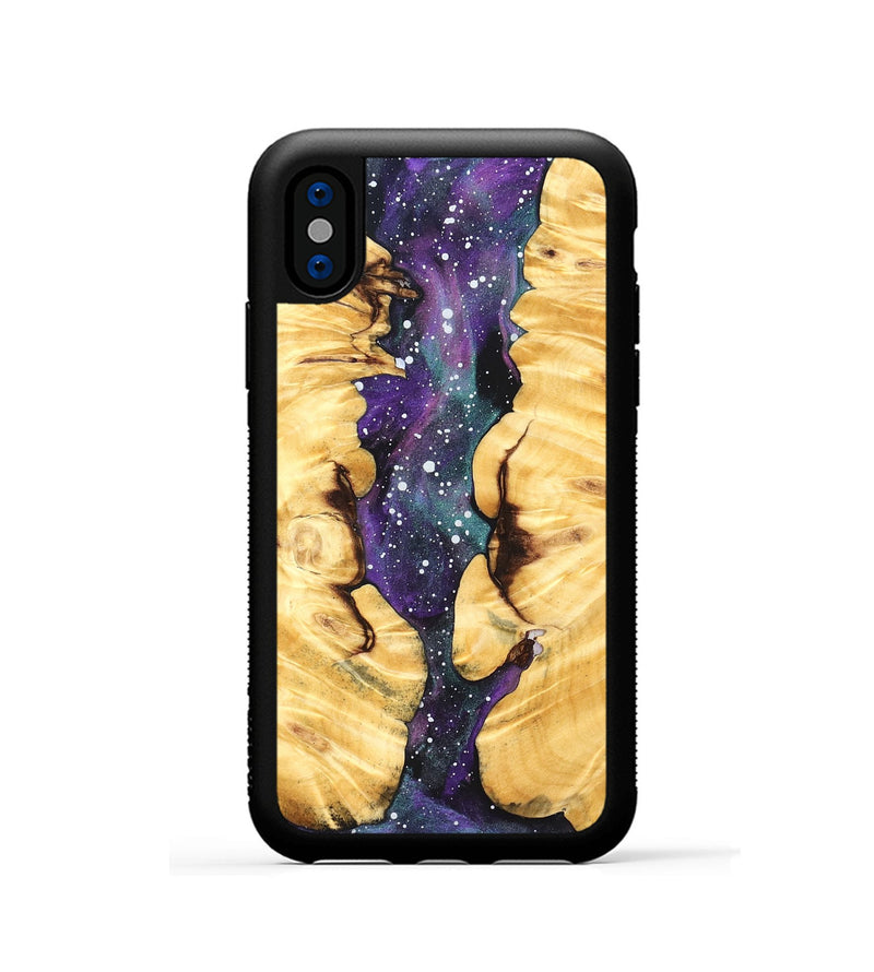 iPhone Xs Wood Phone Case - Macie (Cosmos, 823491)