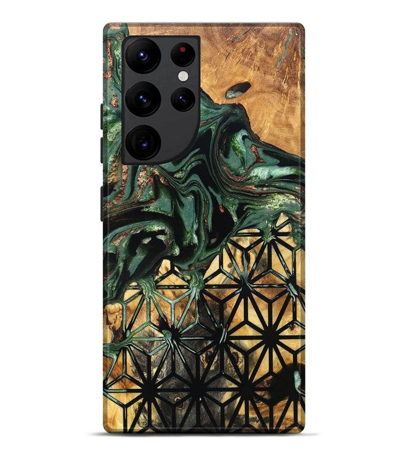 Galaxy S22 Ultra Wood Live Edge Phone Case - Ryne (Pattern, 823492)
