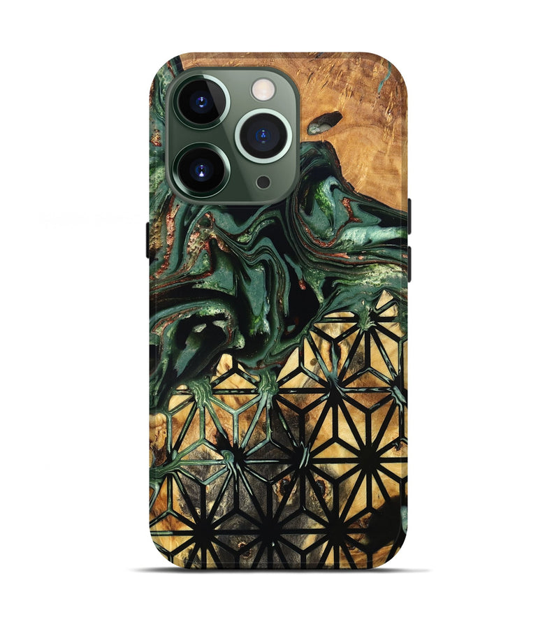 iPhone 13 Pro Wood Live Edge Phone Case - Ryne (Pattern, 823492)