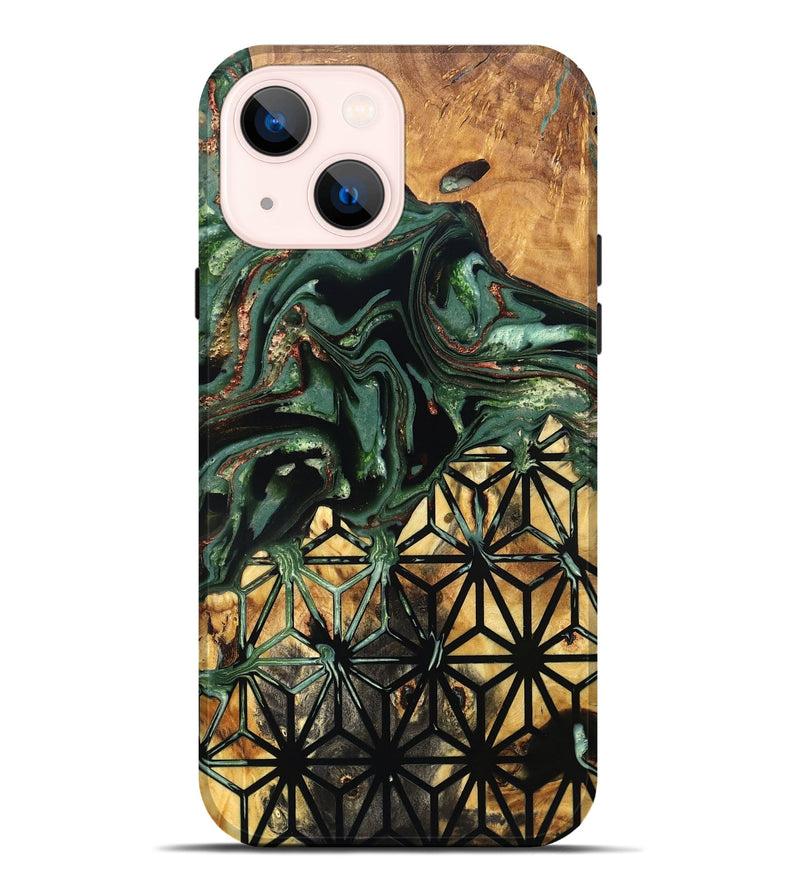 iPhone 14 Plus Wood Live Edge Phone Case - Ryne (Pattern, 823492)