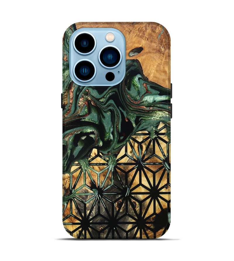 iPhone 14 Pro Wood Live Edge Phone Case - Ryne (Pattern, 823492)