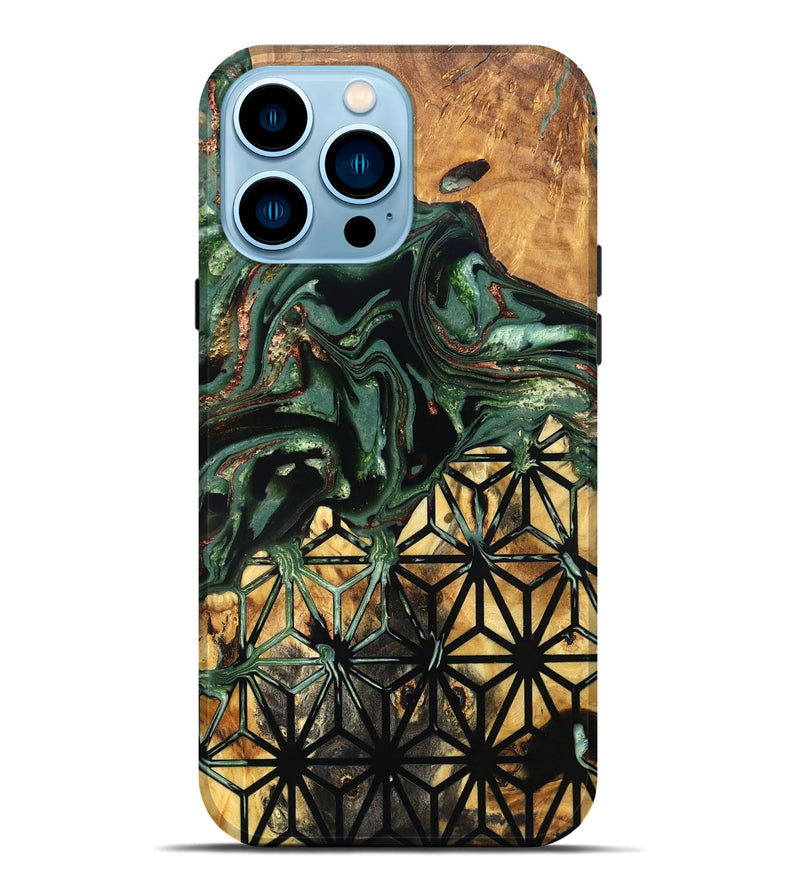 iPhone 14 Pro Max Wood Live Edge Phone Case - Ryne (Pattern, 823492)