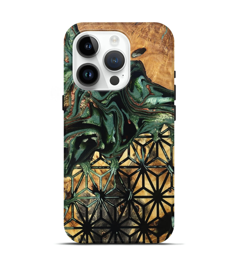 iPhone 15 Pro Wood Live Edge Phone Case - Ryne (Pattern, 823492)