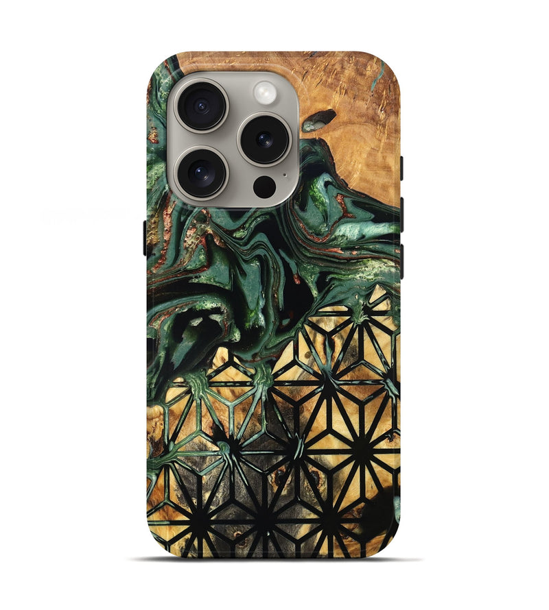 iPhone 16 Pro Wood Live Edge Phone Case - Ryne (Pattern, 823492)